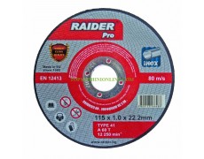 Диск за рязане на метал 115 х 2.5 х 22.2 мм Raider pro 160122 thumbnail image