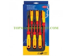 Комплект електротехнически отвертки 1000V VDE Knipex 00 20 12 V02, 6 броя, SD 3, 4, 5,5 и 6 мм, PH1 и PH2 thumbnail image