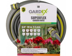 Градински маркуч за вода 3/4" с дължина 20 метра Gardex SuperFlex 404903 35 bar, 3.3 мм thumbnail image