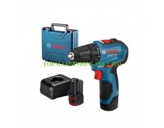 Безчетков акумулаторен винтоверт Bosch GSR 12V-30 12 V, 2.0 Ah, Li-ion, 30 Nm, 0 601 9G9 000 thumbnail image