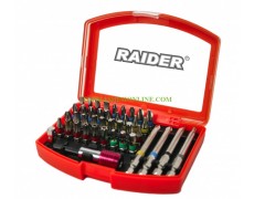 Комплект накрайници и магнитен държач бърз захват Raider 158902 1/4”, 42 части thumbnail image