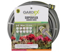 Градински маркуч за вода 3/4" с дължина 50 метра Gardex SuperFlex 404905 35 bar, 3.3 мм thumbnail image