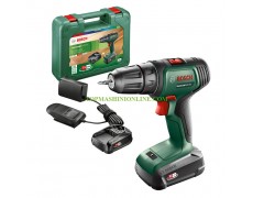 Акумулаторен винтоверт Bosch UniversalDrill 18 с 2 батерии 18 V, 1.5 Ah Li-Ion, 40 Nm, 1-10 мм, 06039D4002 в куфар thumbnail image