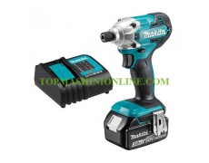 Акумулаторен ударен гайковерт Makita DTD156SF 18 V, 3 Ah, 155 Nm, 1/4” с 1 батерия и зарядно устройство thumbnail image