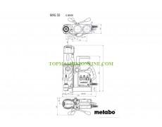 Магнитна бормашина Metabo MAG 50 1200 W, Ø 50 мм, 450 мин-¹ thumbnail image