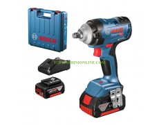 Акумулаторен ударен гайковерт 1/2" Bosch Professional GDS 18V-400 с 2 батерии 18 V, 5 Ah Li-Ion, 400 Nm, зарядно устройство в куфар, 0 601 9K0 020 thumbnail image