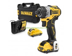 Безчетков акумулаторен винтоверт DeWALT DCF601D2 12 V, 2.0 Ah, Li-Ion, 8 Nm thumbnail image