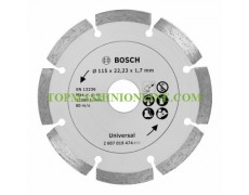 Диск диамантен за сухо рязане Bosch Universal Ø 115 x 22.23 мм, 2 607 019 474 thumbnail image