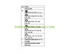 Комплект накрайници и магнитен държач бърз захват Raider 158901 1/4”, 32 части thumbnail image