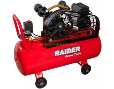 Двуцилиндров компресор с обем 100 литра Raider RD-AC17 мощност 1.5 kW, 8 bar, 170 л/мин, 120117 thumbnail image