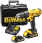 Ударен акумулаторен винтоверт DeWALT DCD776C2 с 2 батерии 18 V, 1.3 Ah, Li-Ion, 42 Nm в куфар