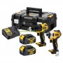 Комплект акумулаторни инструменти DeWALT DCK2062M2T (DCD709, DCF809) с 2 батерии 18 V, 4.0 Ah, Li-Ion и зарядно в куфар