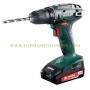 Акумулаторен винтоверт Metabo BS 18 с 2 батерии 2.0 Ah, 18 V, Li-ion, 48 Nm в куфар, 602207560