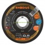 Диск за рязане на неръждаема стомана Rhodius 115х22.23х0.8 мм, A60U9BF, XTK8 EXACT