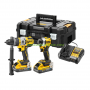 Комплект акумулаторни инструменти Dewalt DCK2052H2T, DCD999, DCF850, 18 V, 5 Ah, LED с 2 батерии и зарядно