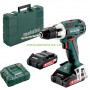 Ударен акумулаторен винтоверт Metabo SB 18 LT Compact с 2 батерии 18 V, 2 Ah, Li-ion, 60 Nm зарядно устройство и куфар