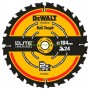 Диск за циркуляр за рязане на дърво HW с диаметър 184х16 мм DeWALT DT10401 с 24 зъба