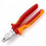 Клещи комбинирани усилен Knipex 02 05 180 180 мм, 1000 V VDE