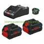 Комплект 2 акумулаторни батерии и бързозарядно устройство 18 V, 8 Ah Bosch ProCORE18V Professional и и Bluetooth Low Energy модул GCY 4, 1 600 A01 6GP